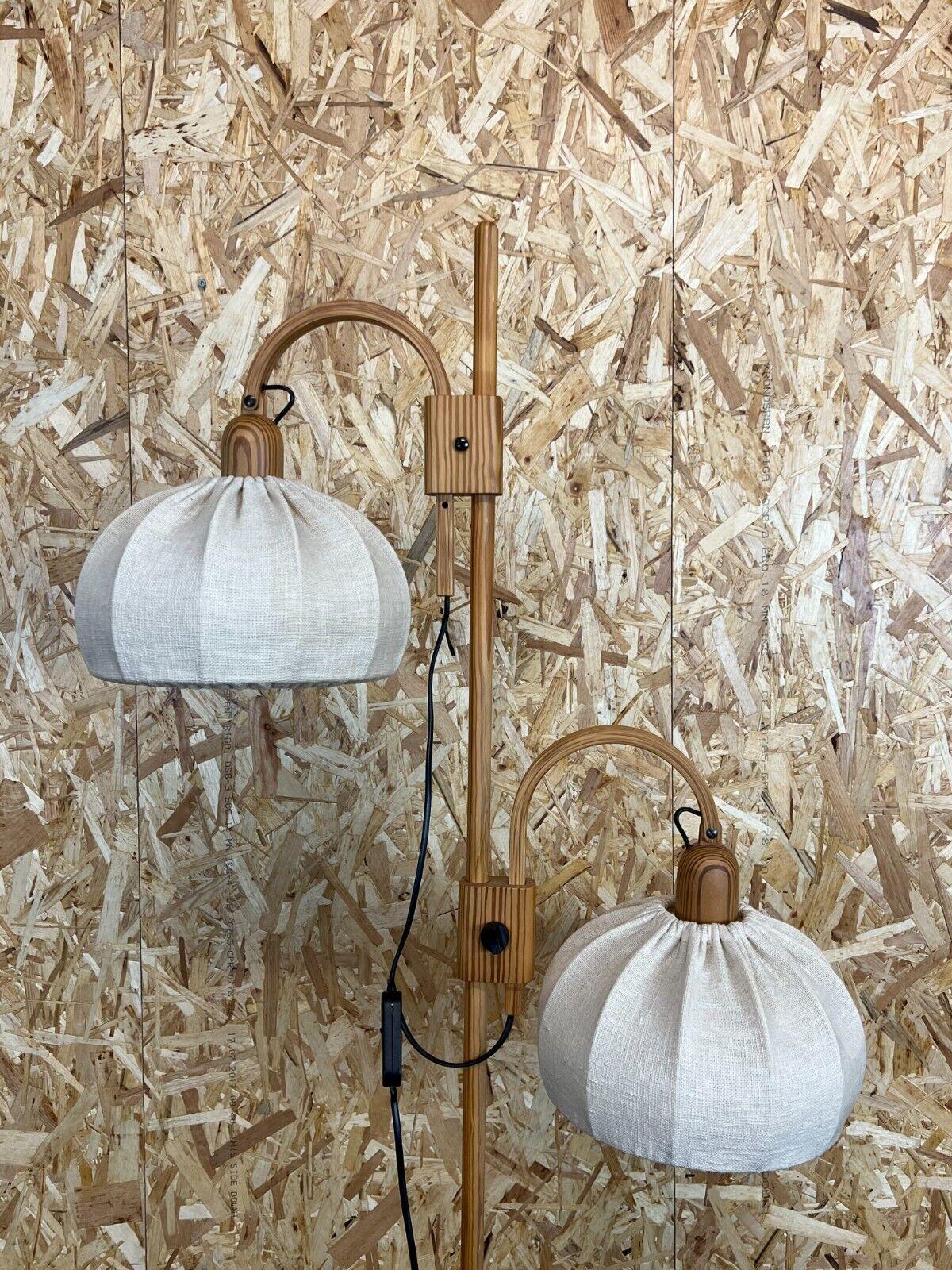 Wood 1960s 1970s Lamp Lamp Floor Lamp Domus Pine Danish Design Denmark