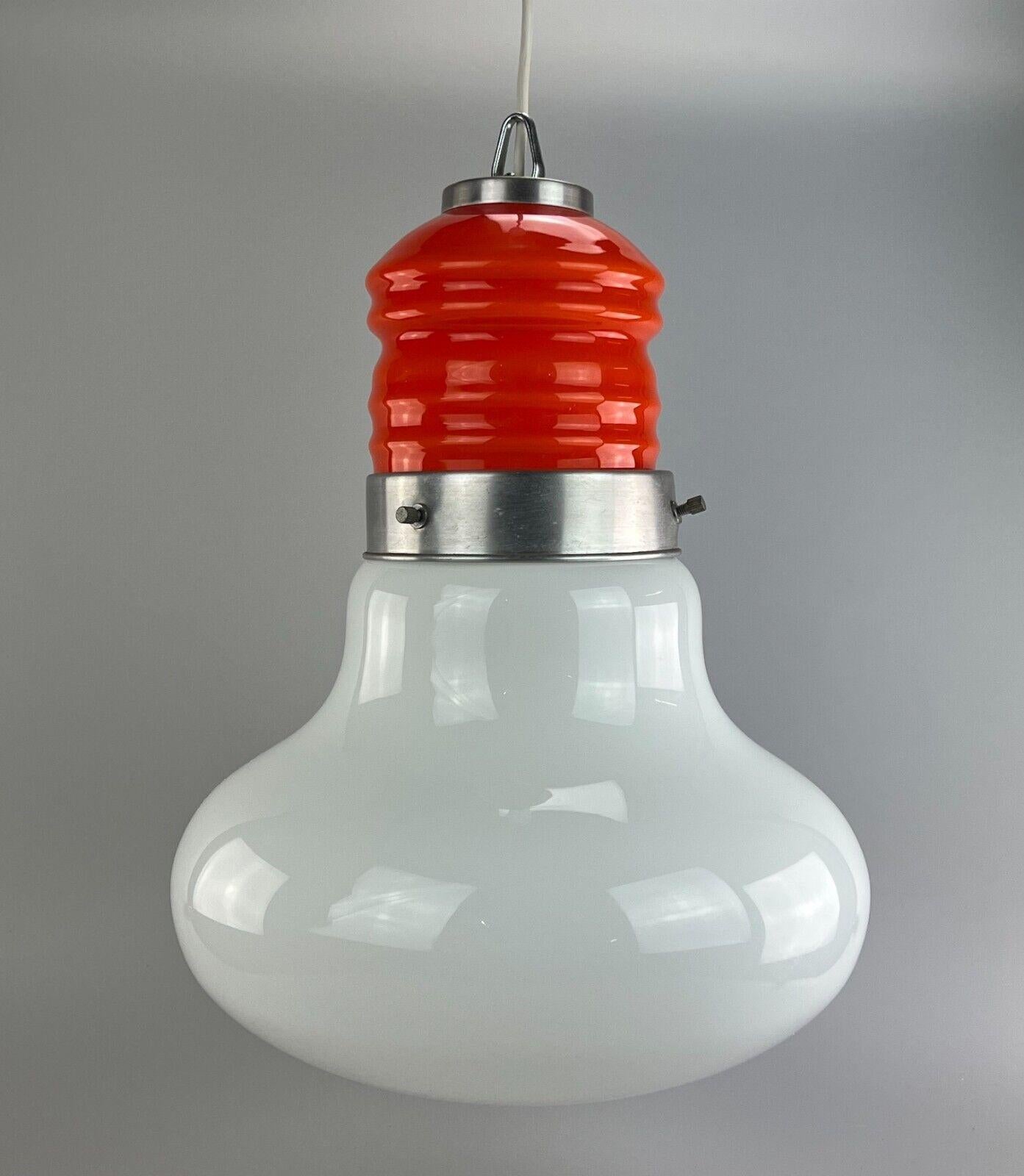 Métal 60s 70s lampe Mazzega Murano glass ceiling lamp Italy Space Age en vente