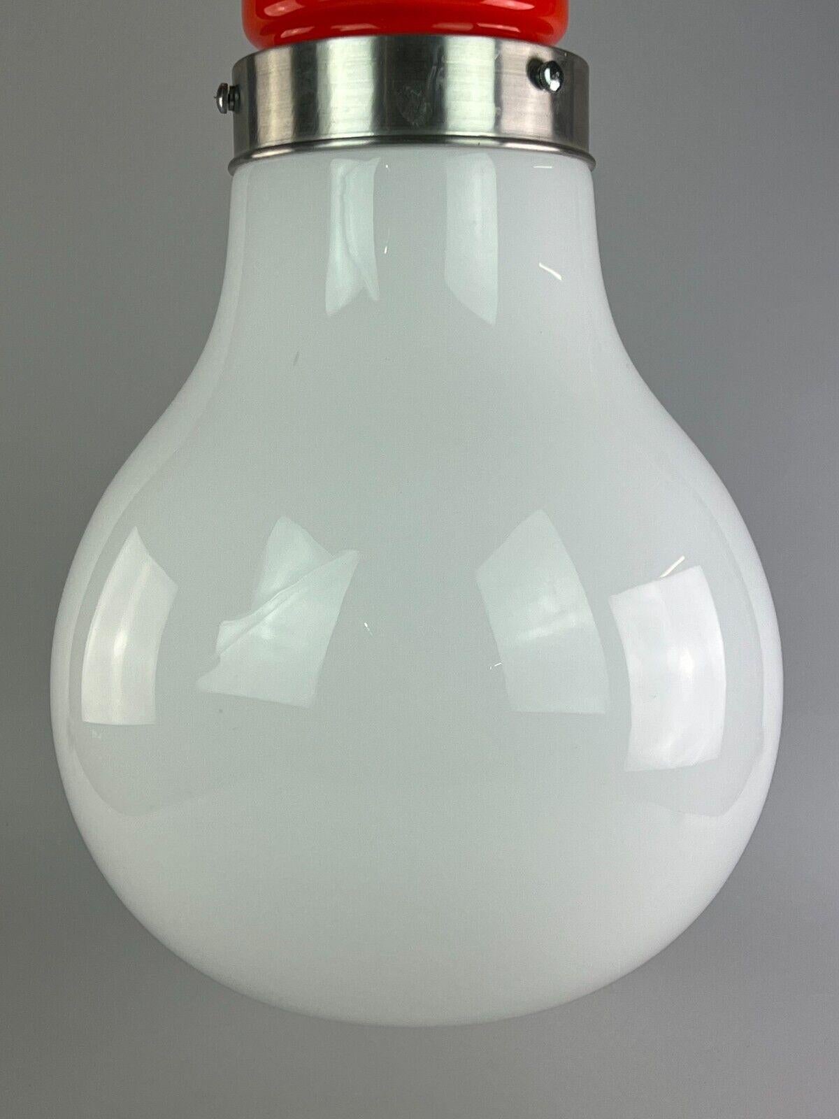 Metal 60s 70s Lamp Lamp Mazzega Murano Glass Ceiling Lamp Italy Space Age For Sale