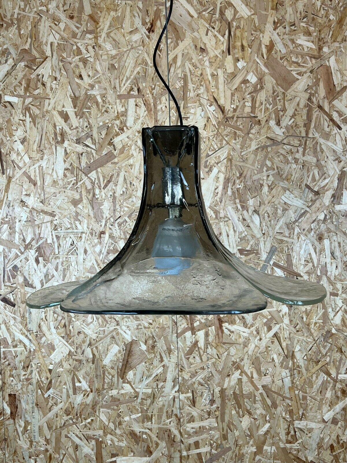 60s 70s Lamp Light Carlo Nason Mazzega Kalmar Murano Ceiling Lamp 60s In Good Condition In Neuenkirchen, NI