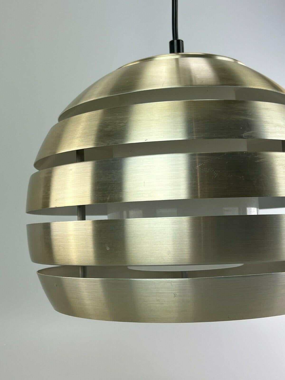 Late 20th Century 60s 70s Lamp Light Ceiling Lamp Aluminum Space Age Design For Sale