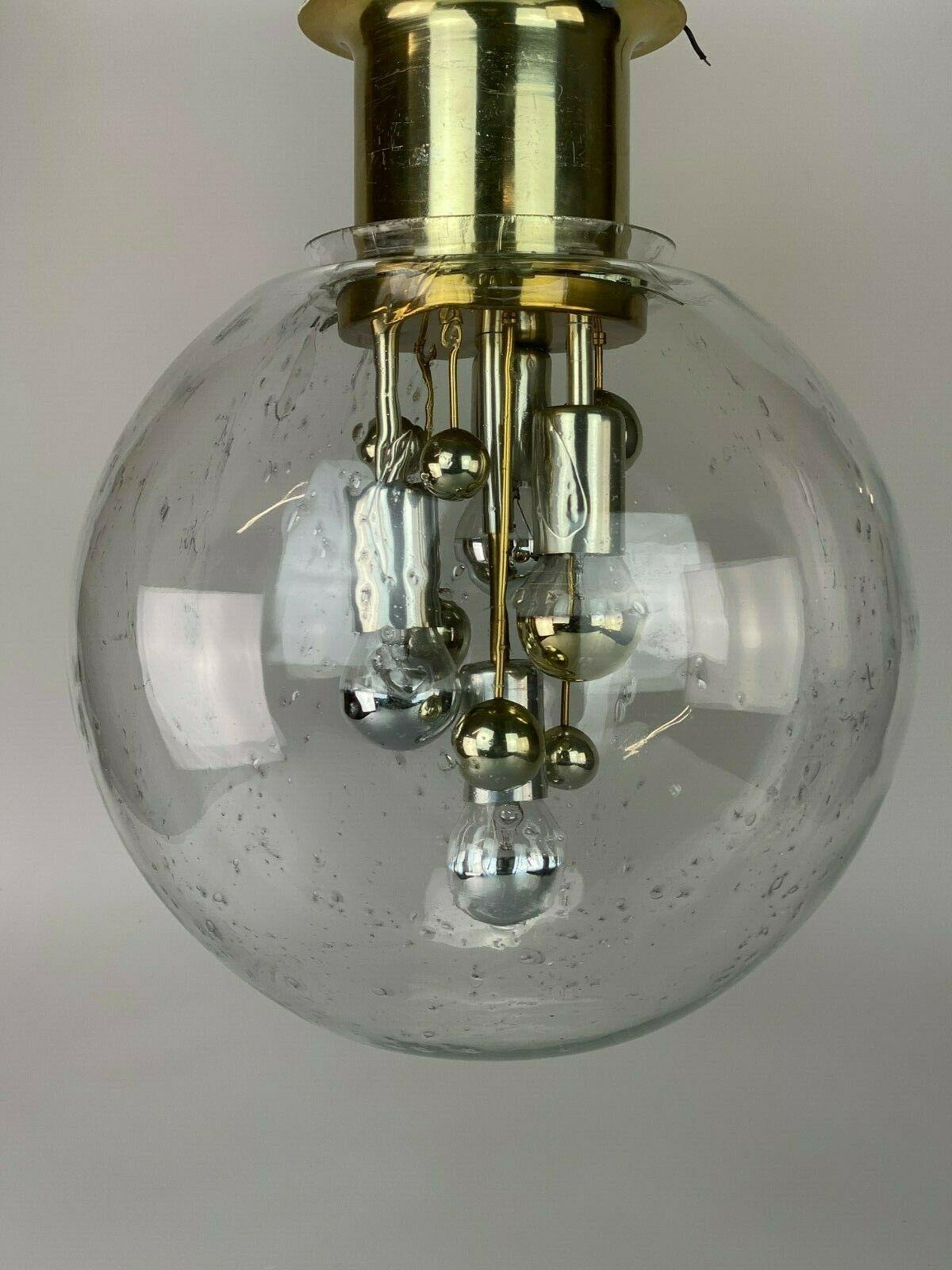 60s 70s Lamp Light Ceiling Lamp Ball Lamp Doria Glass Space Age Design For Sale 4