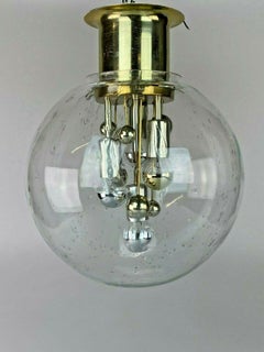 60s 70s Lamp Light Ceiling Lamp Ball Lamp Doria Glass Space Age Design