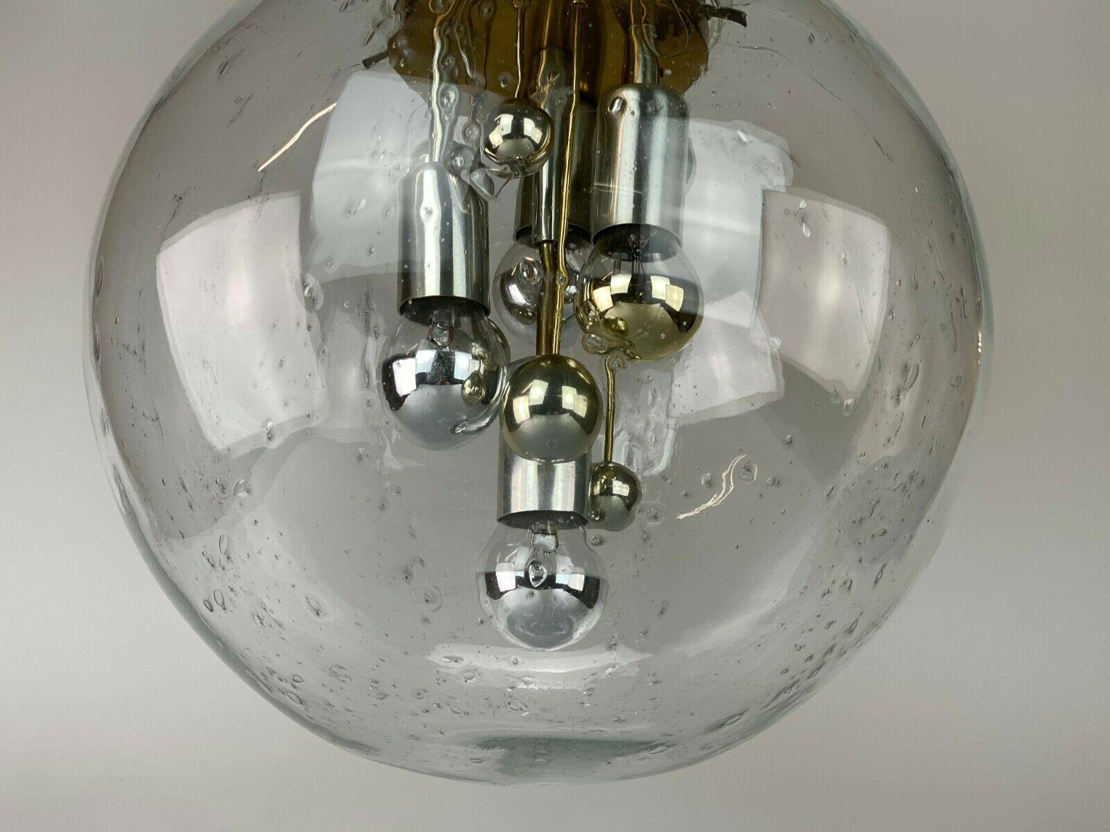 60s 70s Lamp Light Ceiling Lamp Ball Lamp Doria Glass Space Age Design For Sale 2