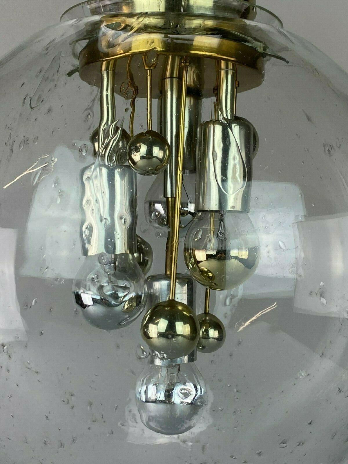 60s 70s Lamp Light Ceiling Lamp Ball Lamp Doria Glass Space Age Design For Sale 3