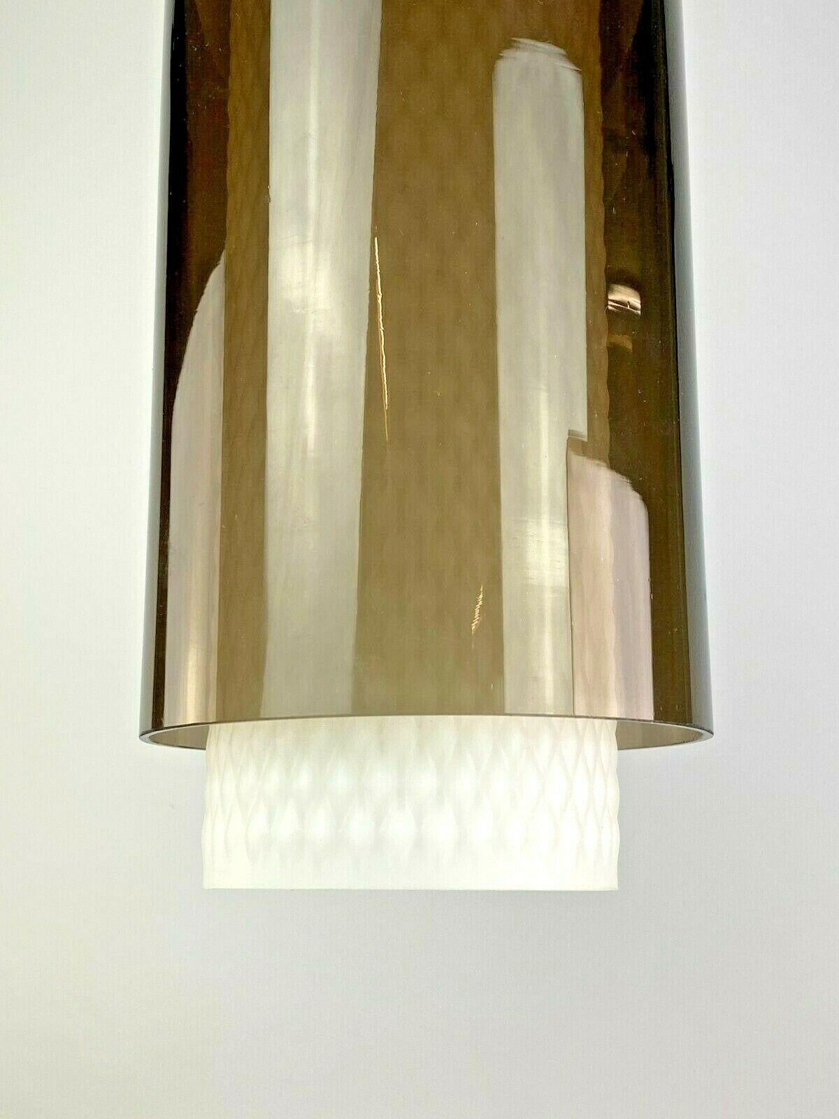 60s 70s Lamp Light Ceiling Lamp Brass Glass Space Age Design 60s In Good Condition For Sale In Neuenkirchen, NI