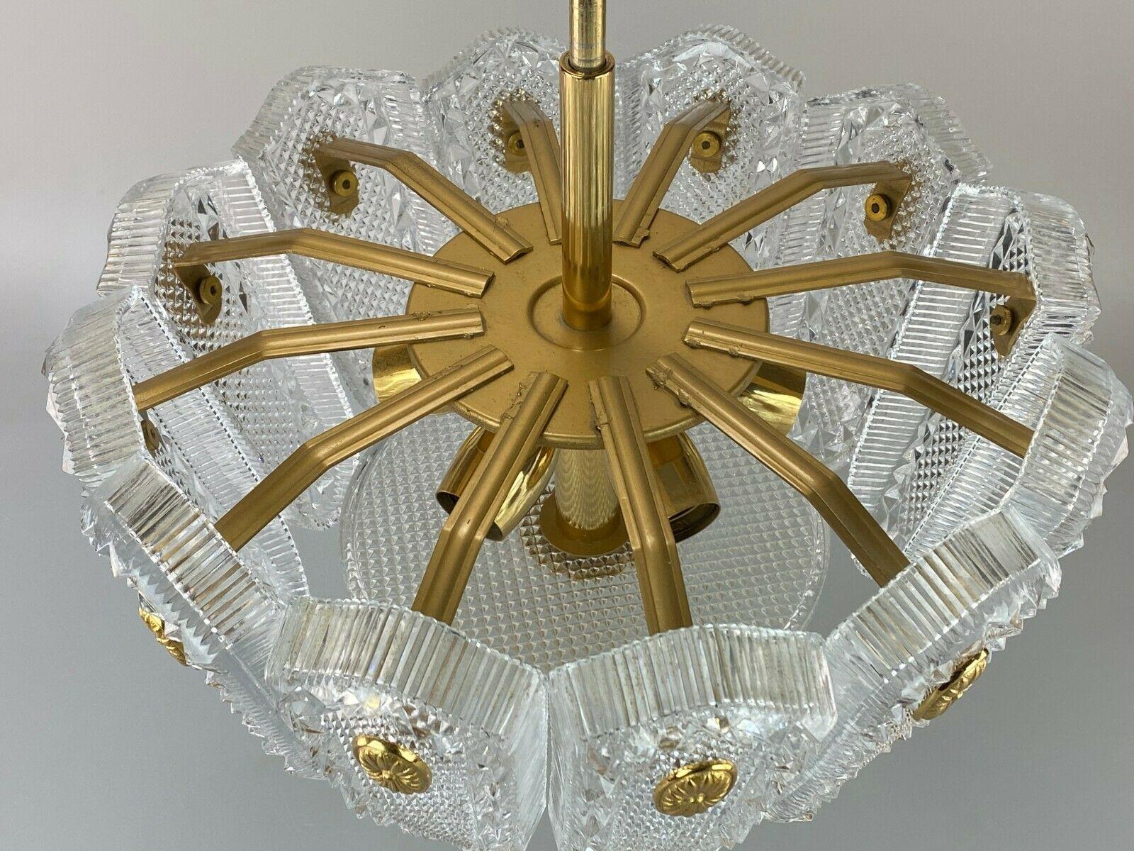 60s 70s Lamp Light Ceiling Lamp Chandelier Chandelier Orrefors For Sale 1