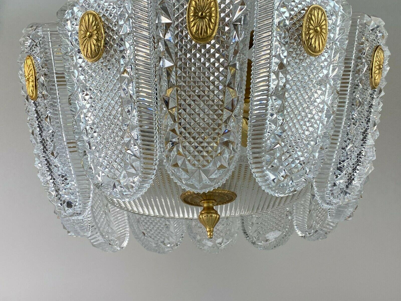 60s 70s Lamp Light Ceiling Lamp Chandelier Chandelier Orrefors For Sale 3