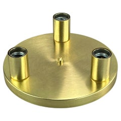 60s 70s Lamp Light Ceiling Lamp Fabas Luce Design Brass