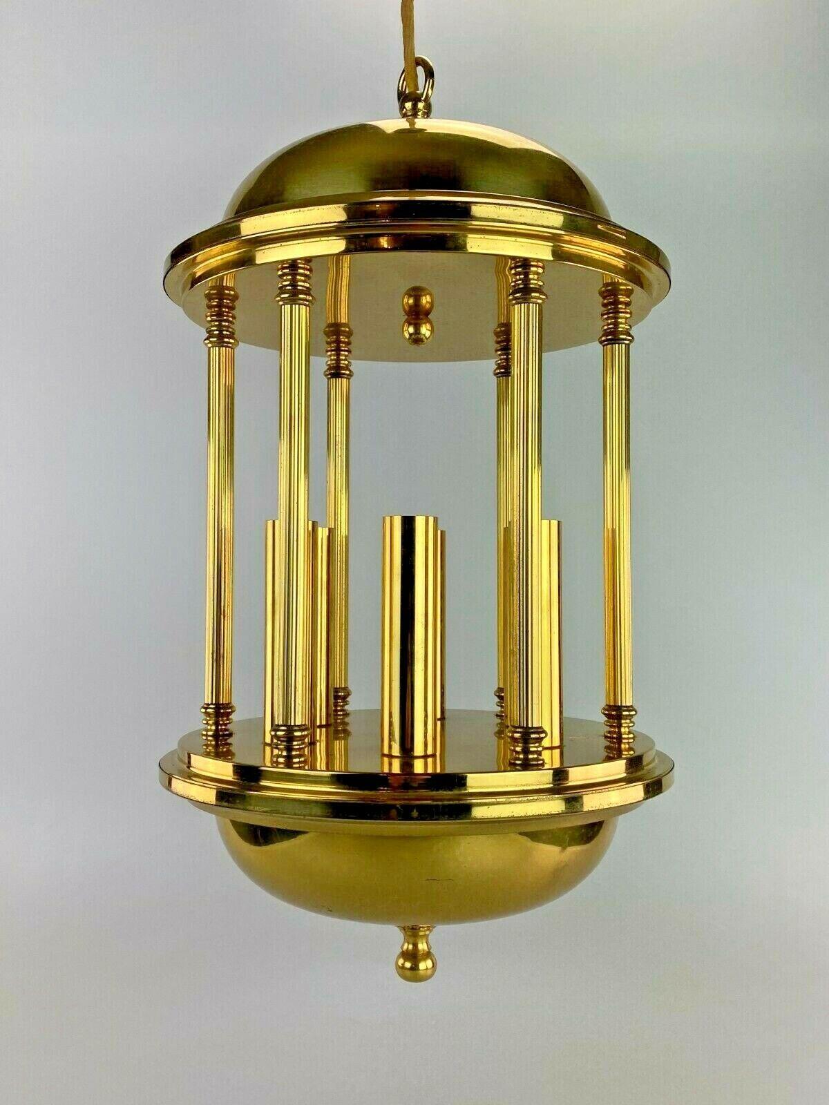 60s 70s XL lamp light ceiling lamp hanging lamp design brass 60s 70s

Object: ceiling lamp

Manufacturer:

Condition: good - vintage

Age: around 1960-1970

Dimensions:

Diameter = 30cm
Height = 55cm

Other notes:

The pictures
