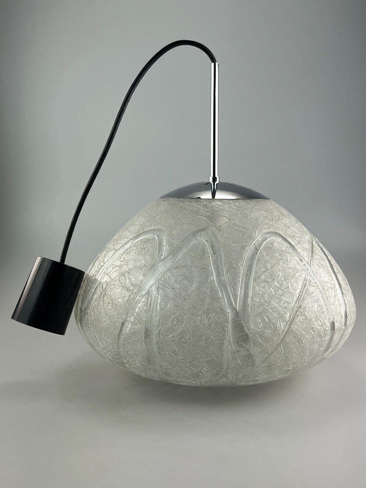 60s 70s Lamp Light Ceiling Lamp Hanging Lamp Doria Glas Space Age Design For Sale 2