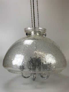60s 70s Lamp Light Ceiling Lamp Hanging Lamp Doria Glas Space Age Design