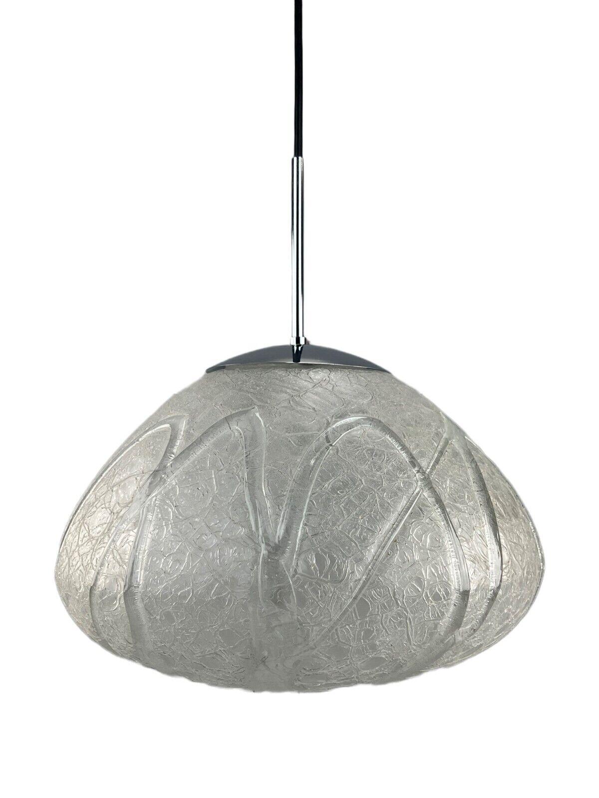 60s 70s lamp light ceiling lamp hanging lamp Doria Glas Space Age Design

Object: hanging lamp

Manufacturer: Doria

Condition: good

Age: around 1960-1970

Dimensions:

Diameter = 36cm
Height = 40cm

Other notes:

E27 socket

The