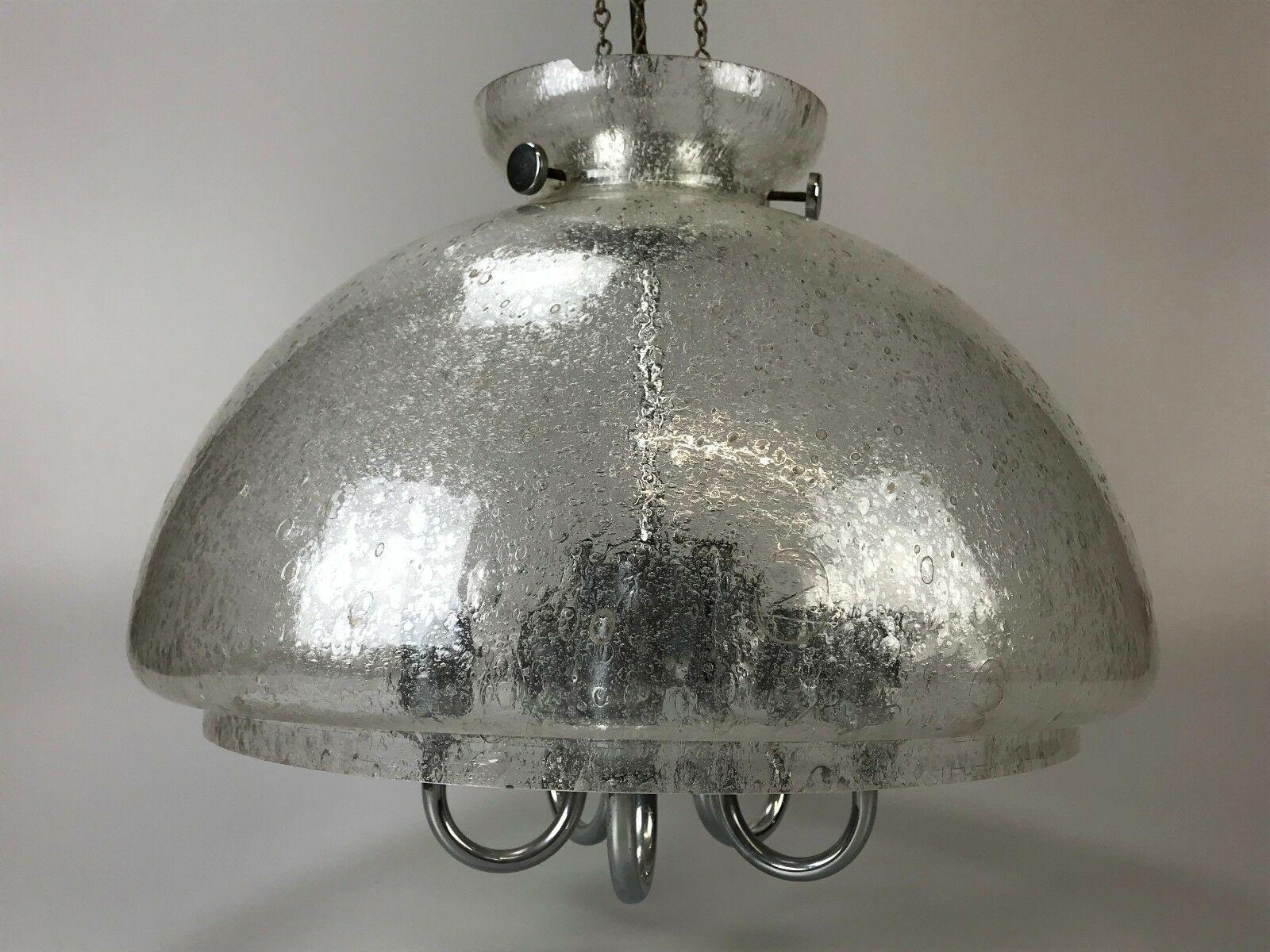 Tedesco Lampada anni '60-'70 Lampada da soffitto Lampada a sospensione Doria Glas Space Age Design in vendita