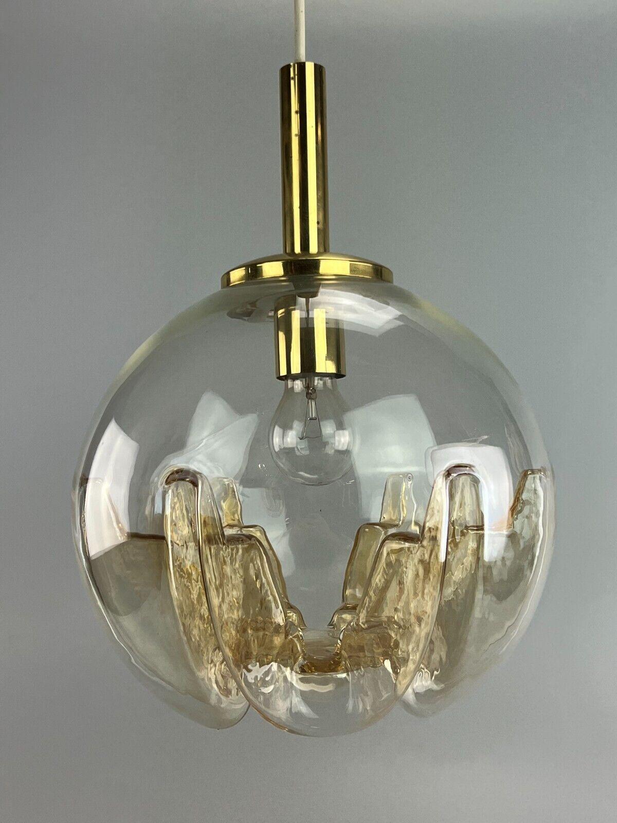 German 60s 70s Lamp Light Ceiling Lamp Hanging Lamp Doria Glas Space Age Design For Sale