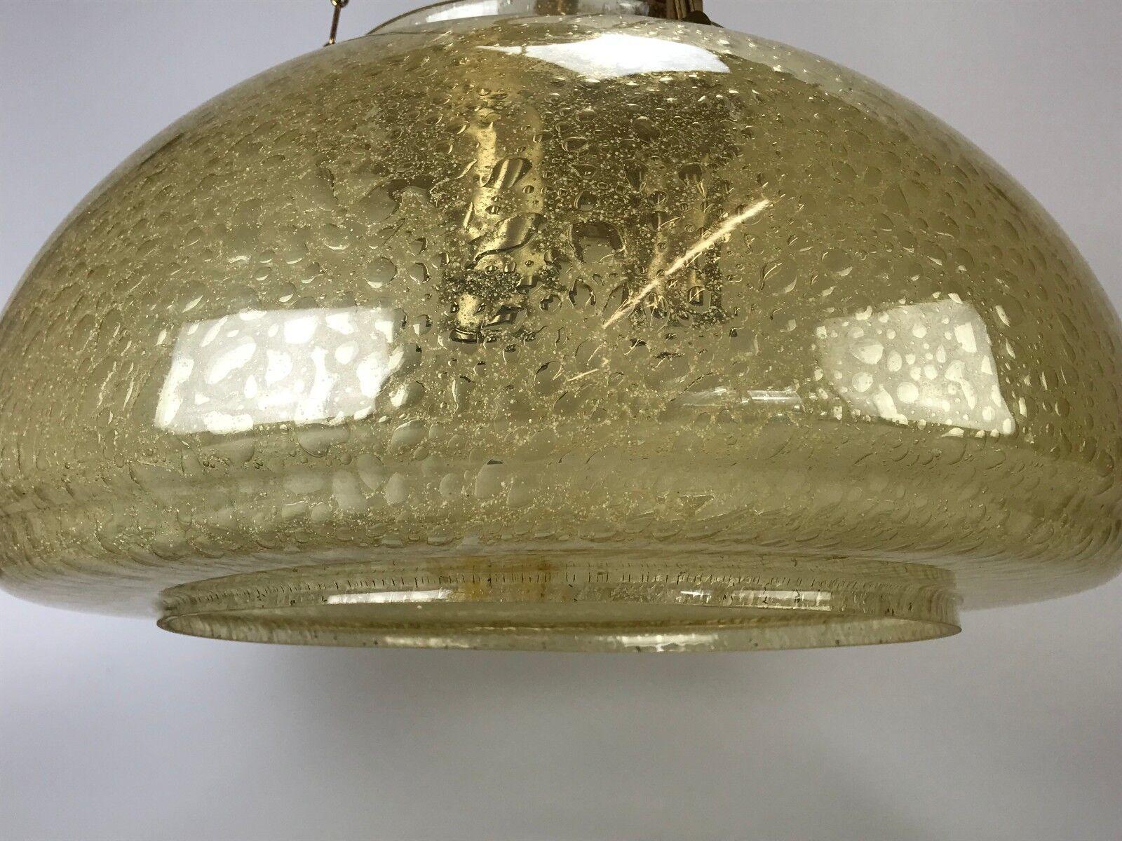 German 60s 70s Lamp Light Ceiling Lamp Hanging Lamp Doria Glas Space Age Design For Sale