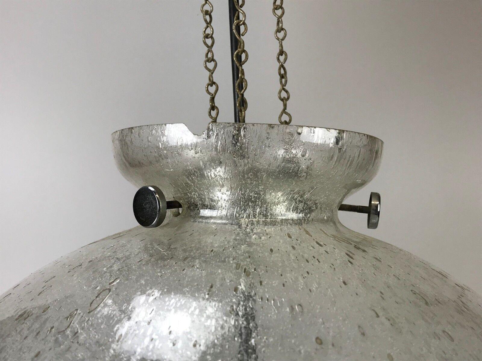 Lampada anni '60-'70 Lampada da soffitto Lampada a sospensione Doria Glas Space Age Design In condizioni discrete in vendita a Neuenkirchen, NI