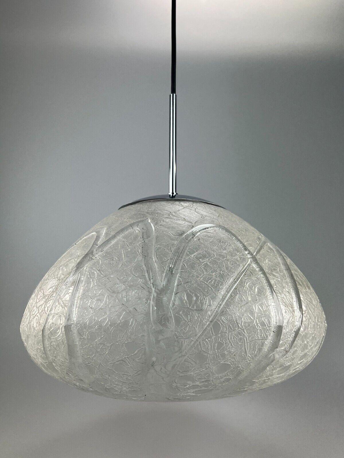 Lampada anni '60-'70 Lampada da soffitto Lampada a sospensione Doria Glas Space Age Design In condizioni buone in vendita a Neuenkirchen, NI