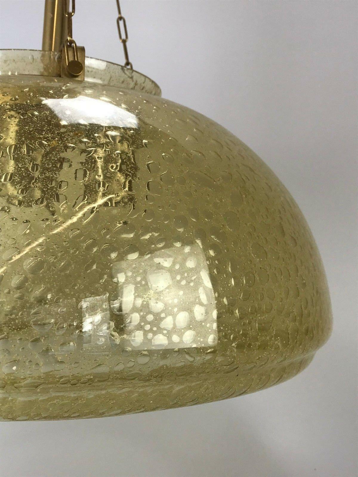 Late 20th Century 60s 70s Lamp Light Ceiling Lamp Hanging Lamp Doria Glas Space Age Design For Sale