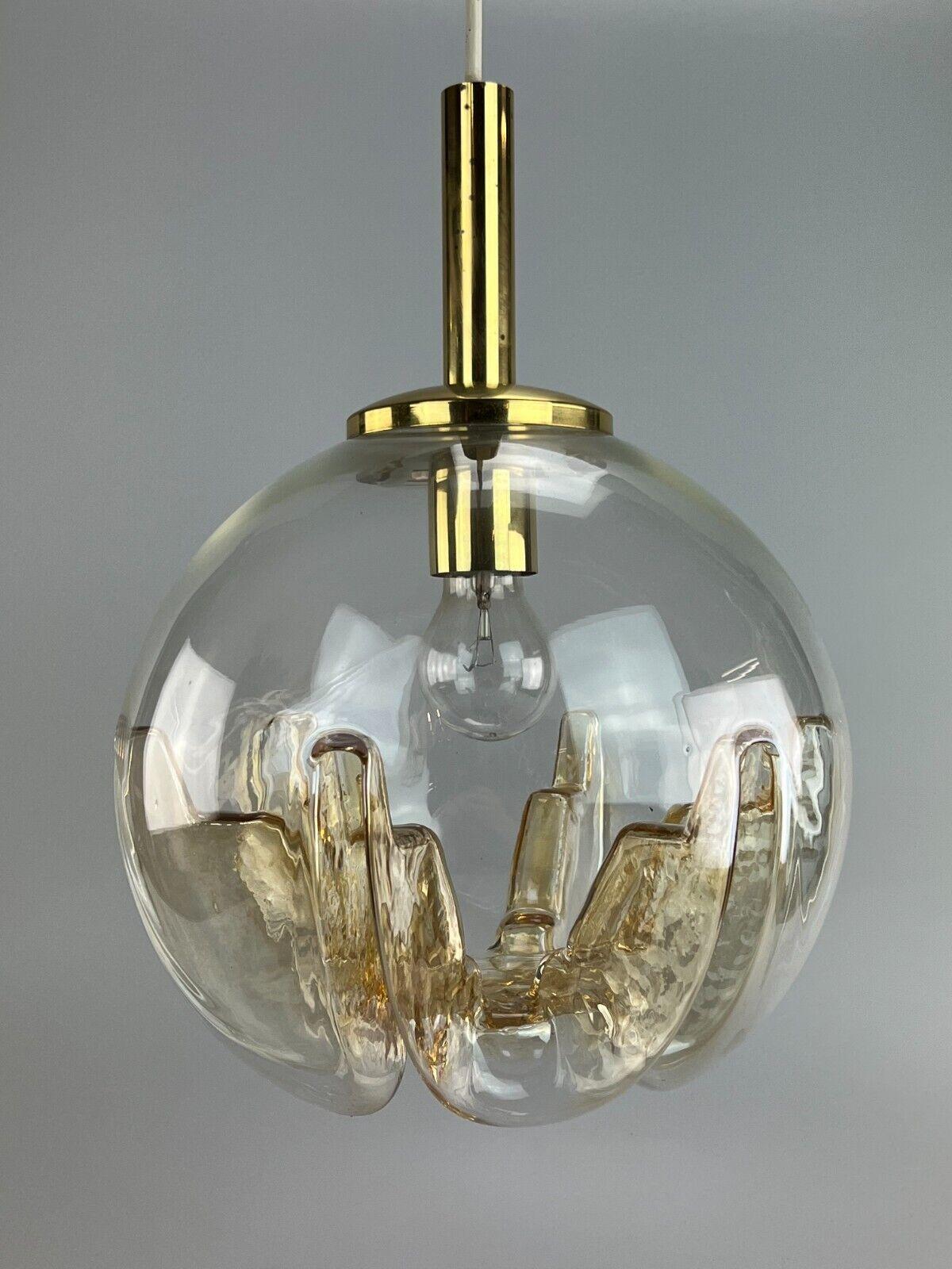 Metal 60s 70s Lamp Light Ceiling Lamp Hanging Lamp Doria Glas Space Age Design For Sale