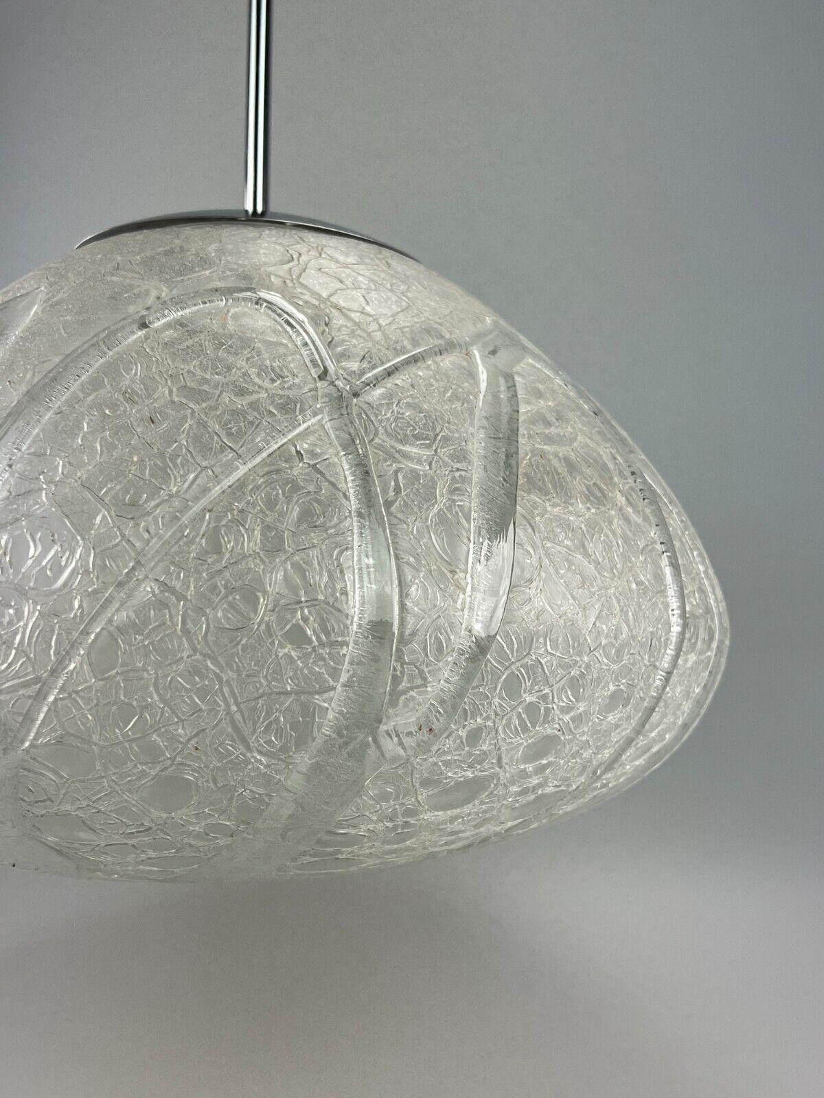 60s 70s Lamp Light Ceiling Lamp Hanging Lamp Doria Glas Space Age Design In Good Condition For Sale In Neuenkirchen, NI