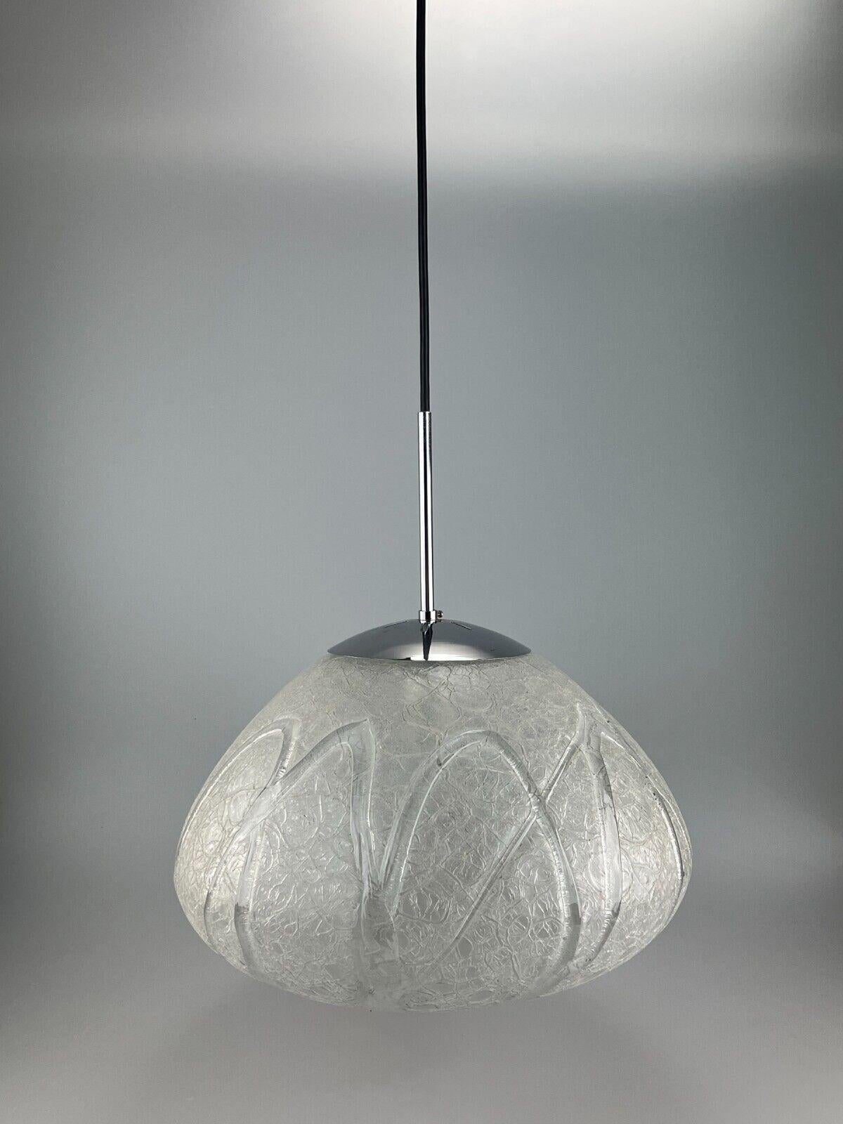 Metal 60s 70s Lamp Light Ceiling Lamp Hanging Lamp Doria Glas Space Age Design For Sale