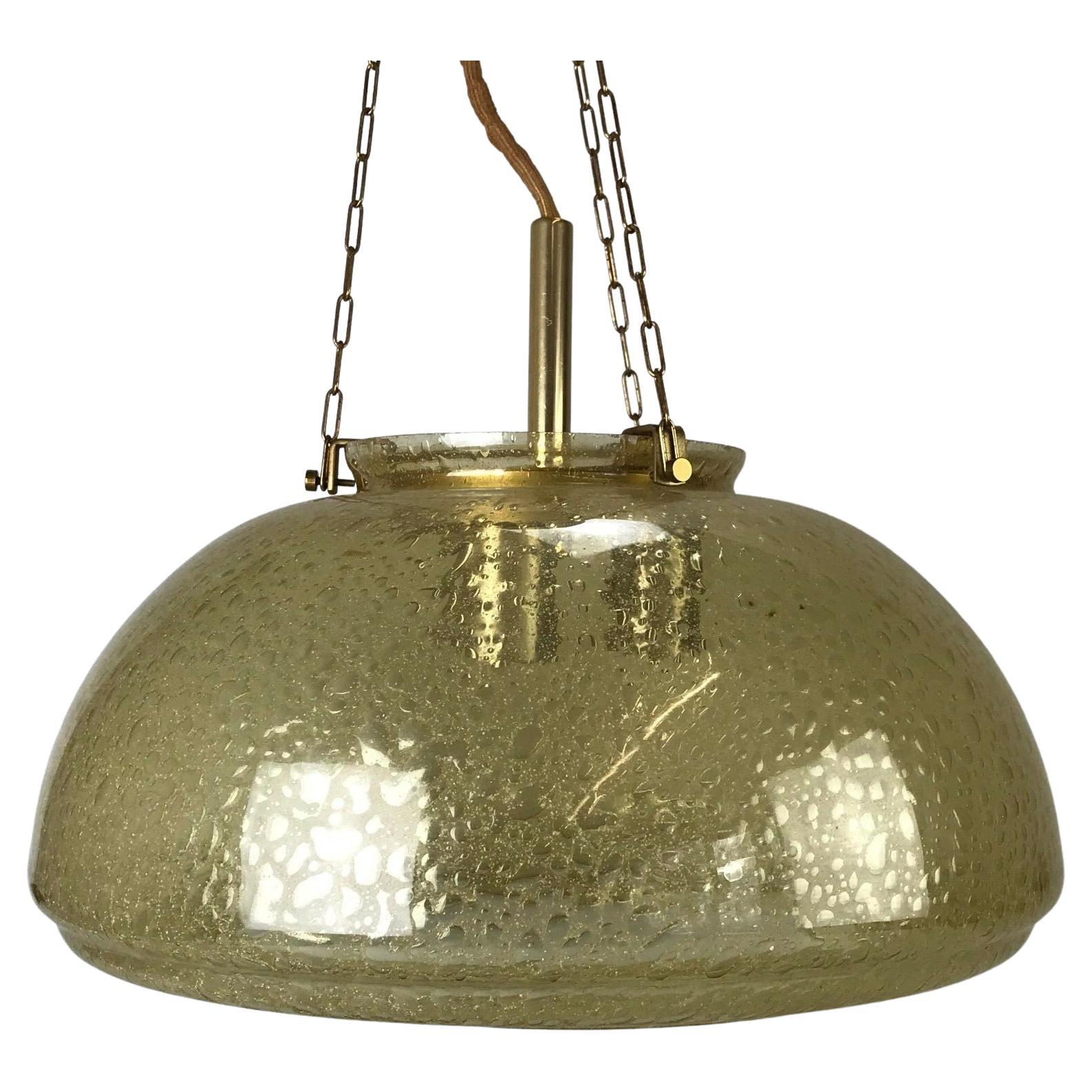 60s 70s Lamp Light Ceiling Lamp Hanging Lamp Doria Glas Space Age Design For Sale
