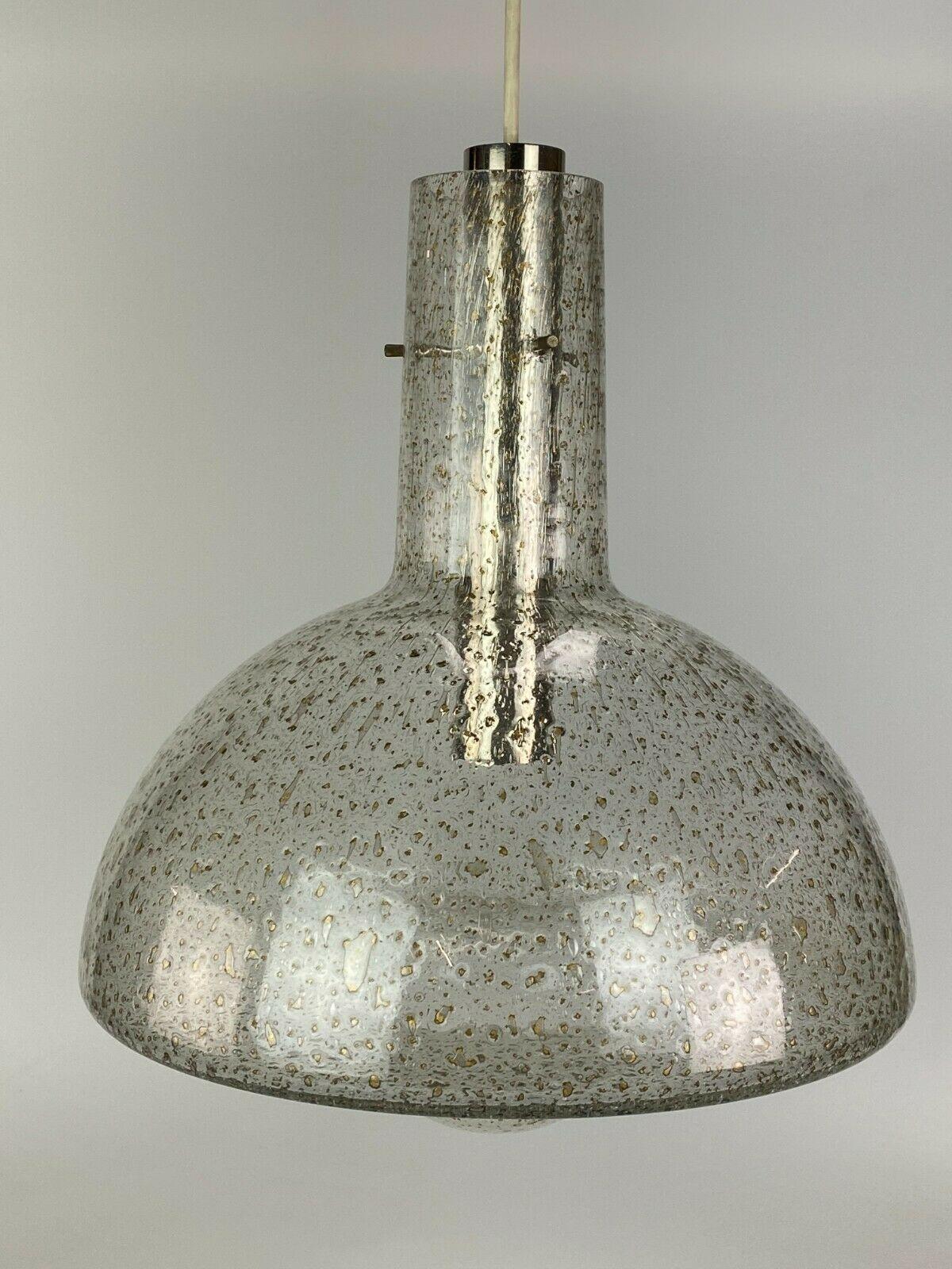 Fine XX secolo Lampada anni '60-'70 Lampada da soffitto Lampada a sospensione Temde Glass Space Age Design in vendita
