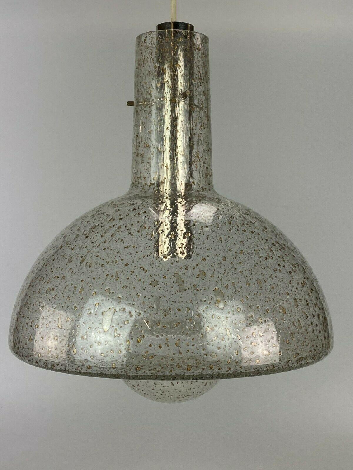Lampada anni '60-'70 Lampada da soffitto Lampada a sospensione Temde Glass Space Age Design in vendita 2