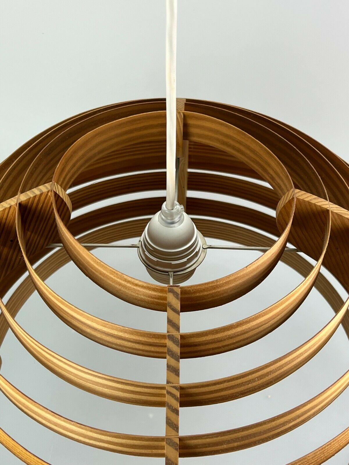Wood 60s 70s Lamp Light Ceiling Lamp Hans Agne Jakobsson Sweden Design 60s