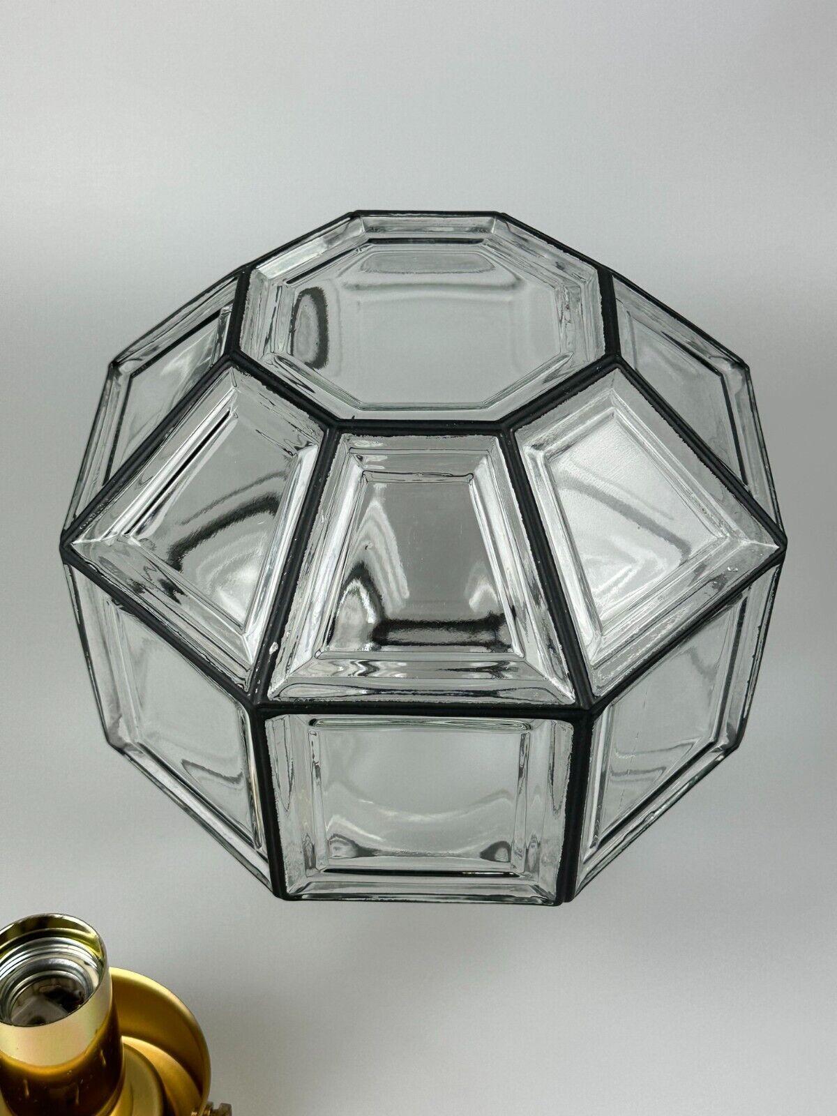 60s 70s lamp light ceiling lamp Limburg Germany glass space age design For Sale 10