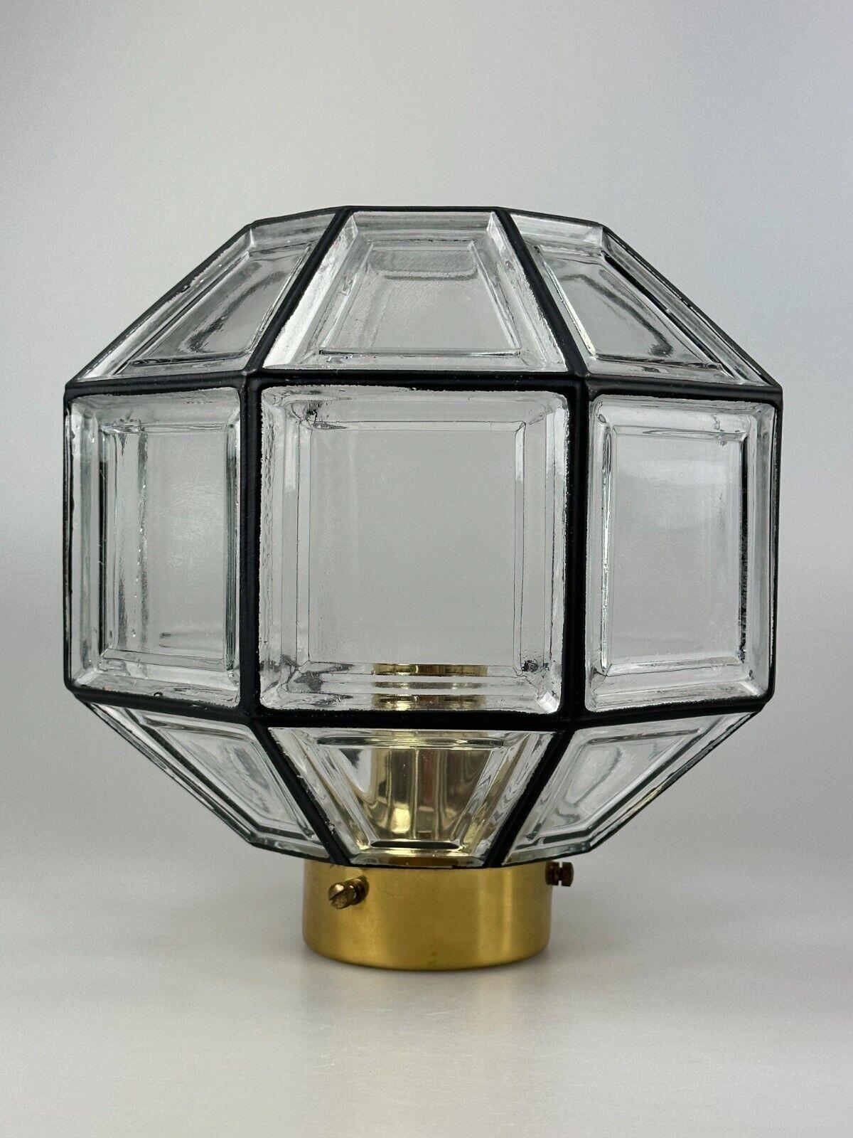 60s 70s lamp light ceiling lamp Limburg Germany glass space age design In Good Condition For Sale In Neuenkirchen, NI