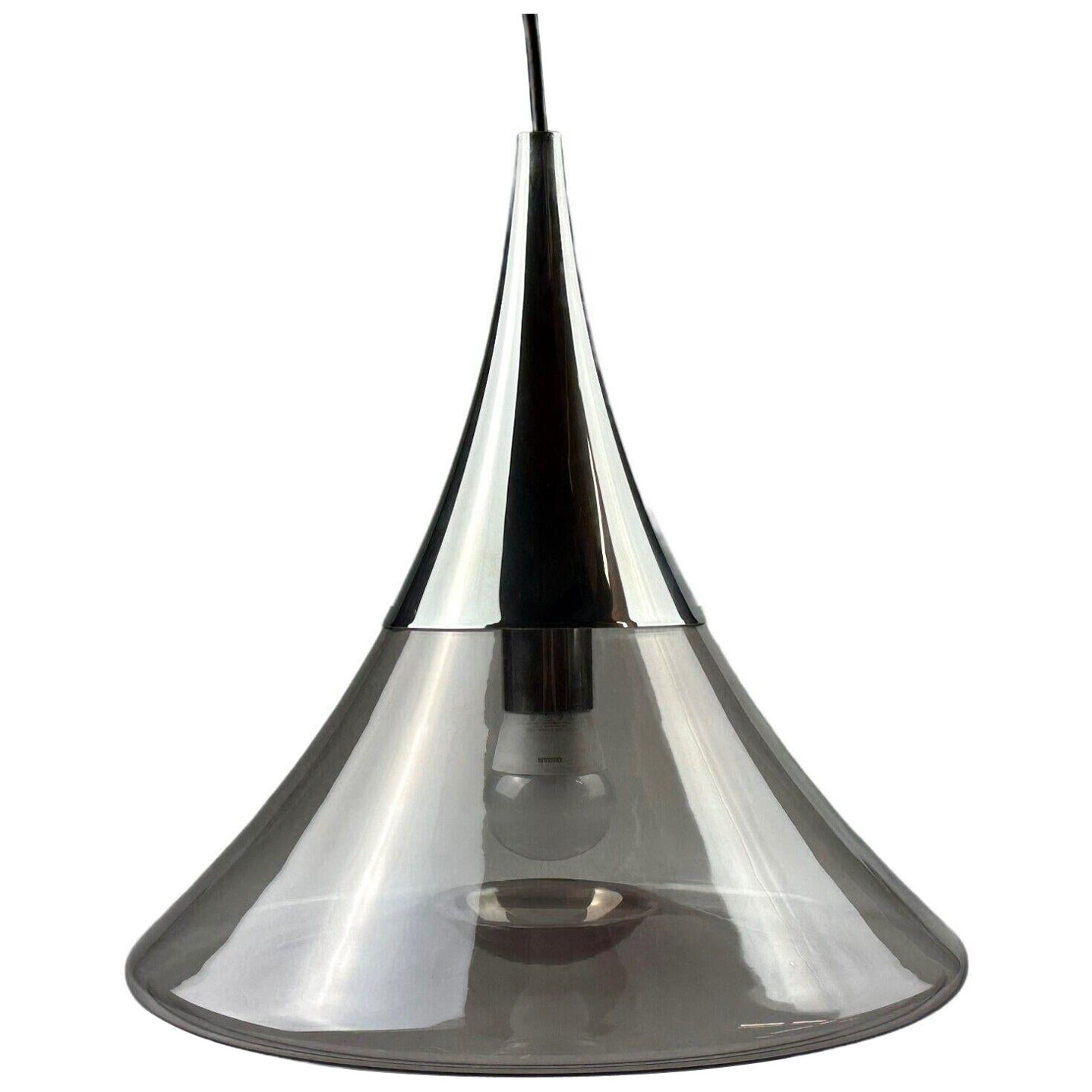 Lampada anni '60-'70 lampada da soffitto Limburg Germania vetro design space age in vendita