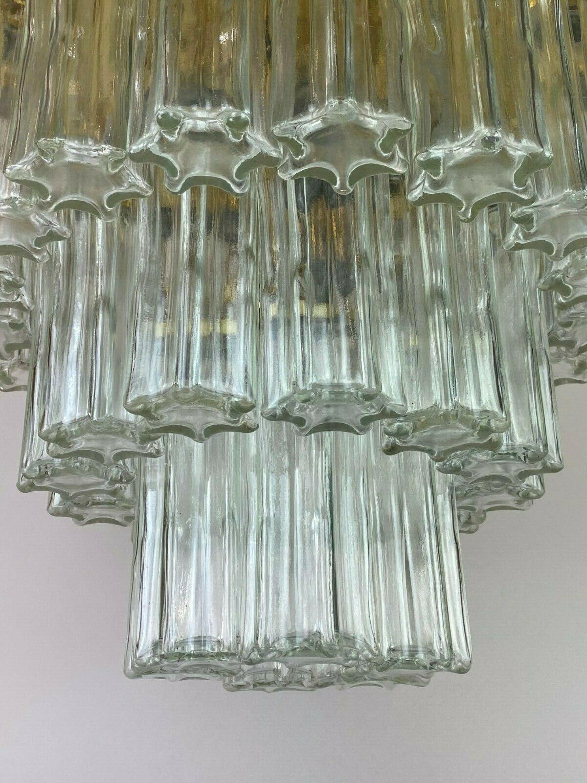 Lampe à suspension des années 60 et 70, design lustre en verre Limburg en vente 6
