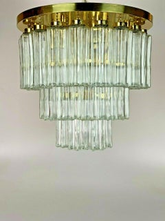60s 70s Lamp Light Ceiling Lamp Limburg Glass Chandelier Design