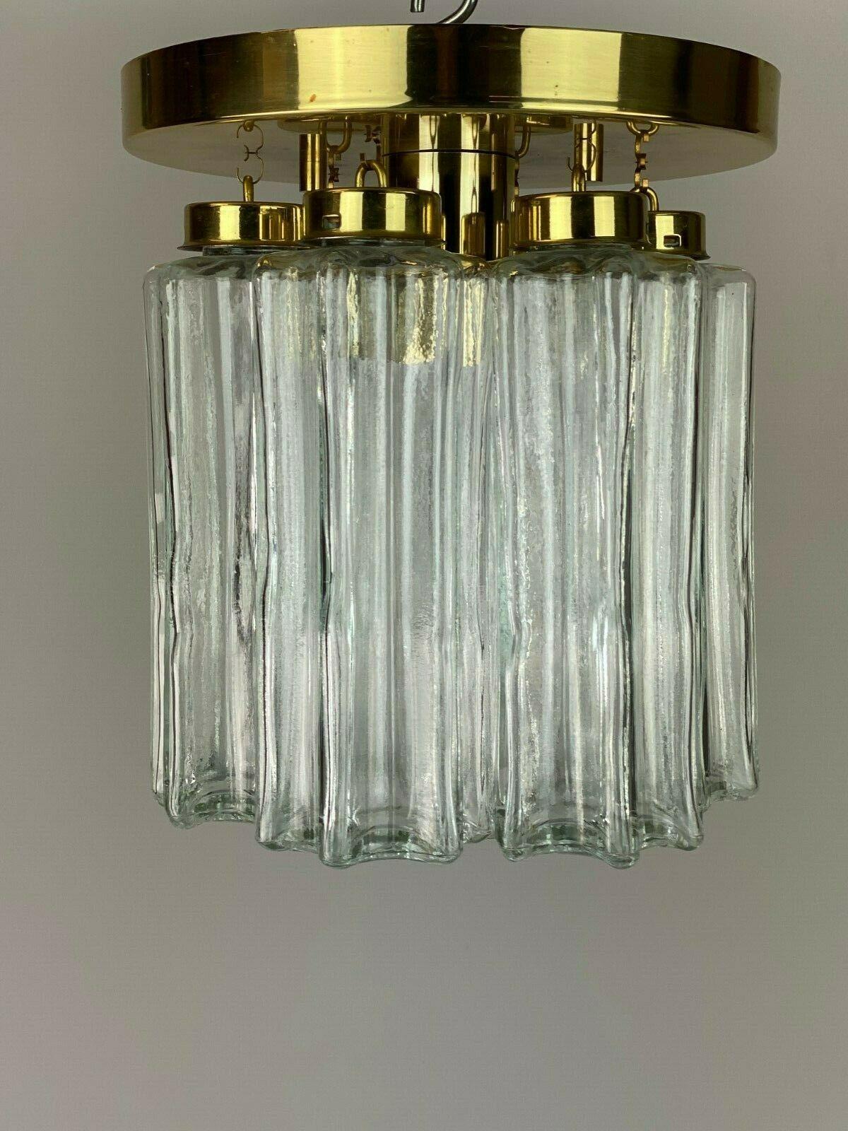 German 60s 70s Lamp Light Ceiling Lamp Limburg Glass Chandelier Design For Sale