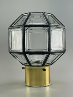 60s 70s Lamp Light Ceiling Lamp Limburg Glass Space Age Design