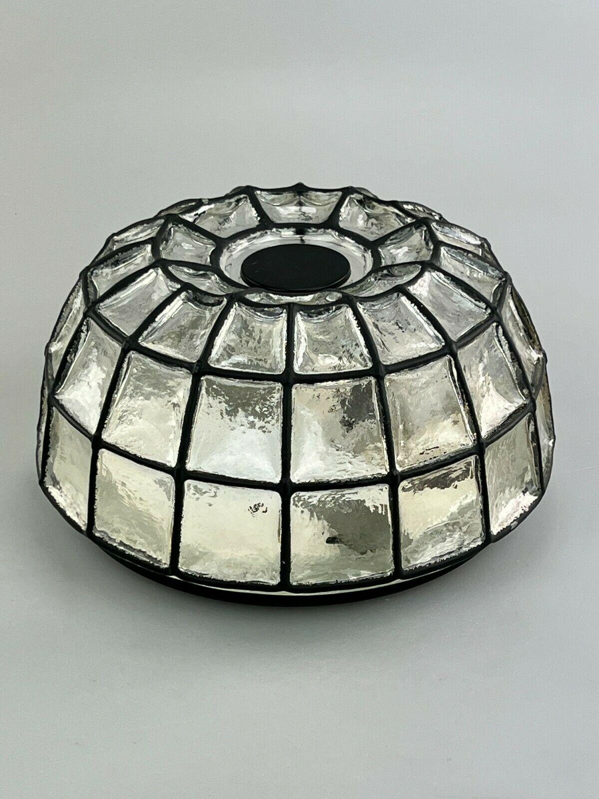 60s 70s lamp light ceiling lamp Limburg glass space age design 60s 70s

Object: ceiling lamp

Manufacturer: Glashütte Limburg

Condition: good

Age: around 1960-1970

Dimensions:

Diameter = 25cm
Height = 13cm

Other notes:

The