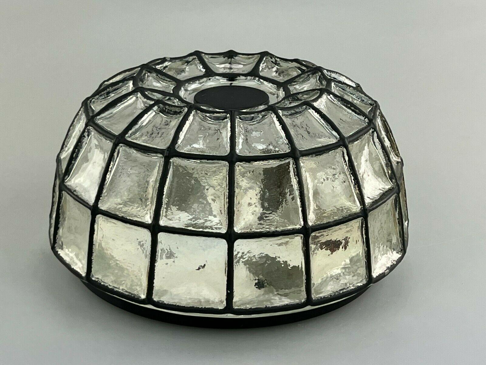German 60s 70s Lamp Light Ceiling Lamp Limburg Glass Space Age Design 