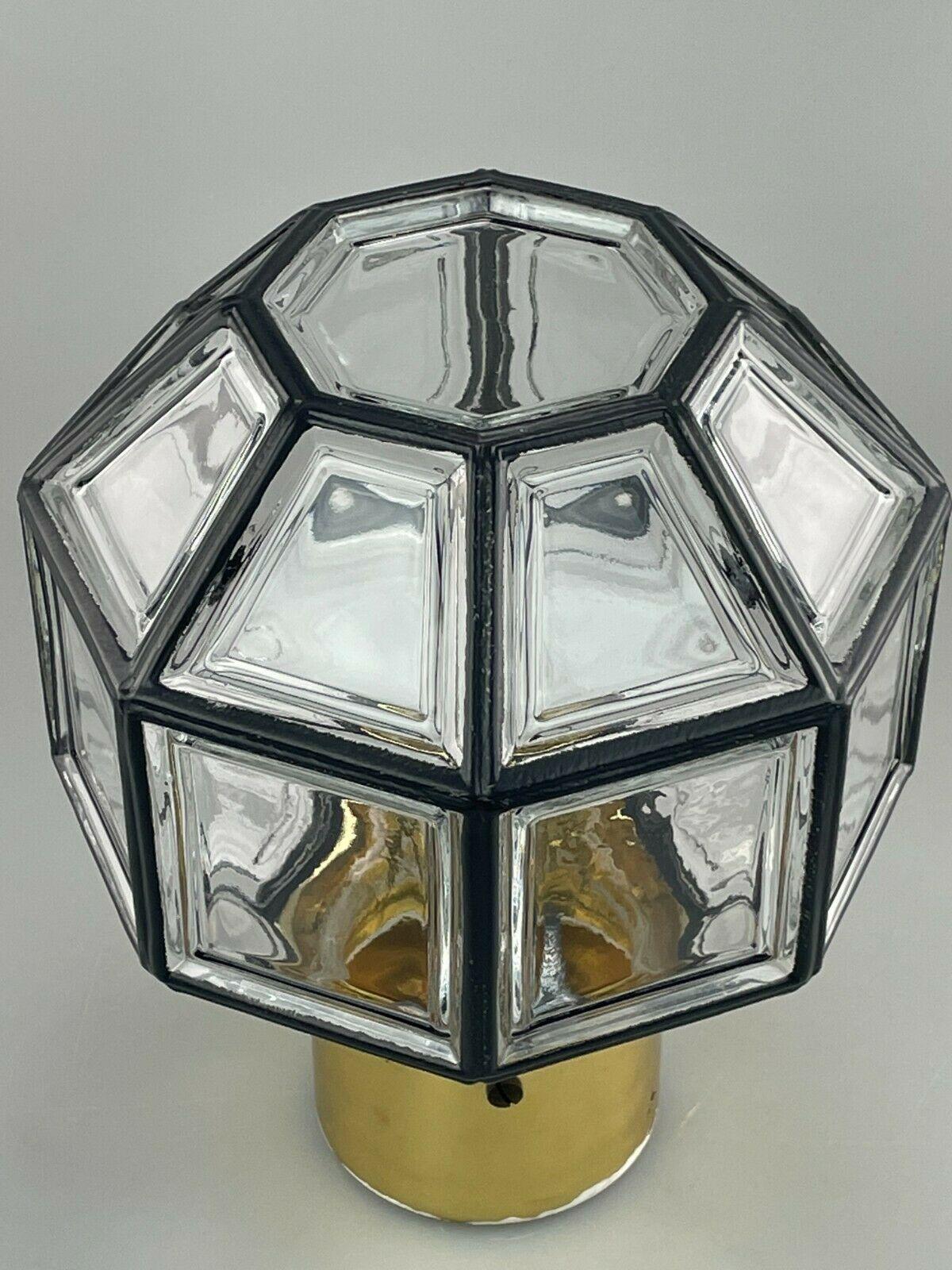 Plafonnier en verre Limburg, design de l'ère spatiale, années 60 70 en vente 1