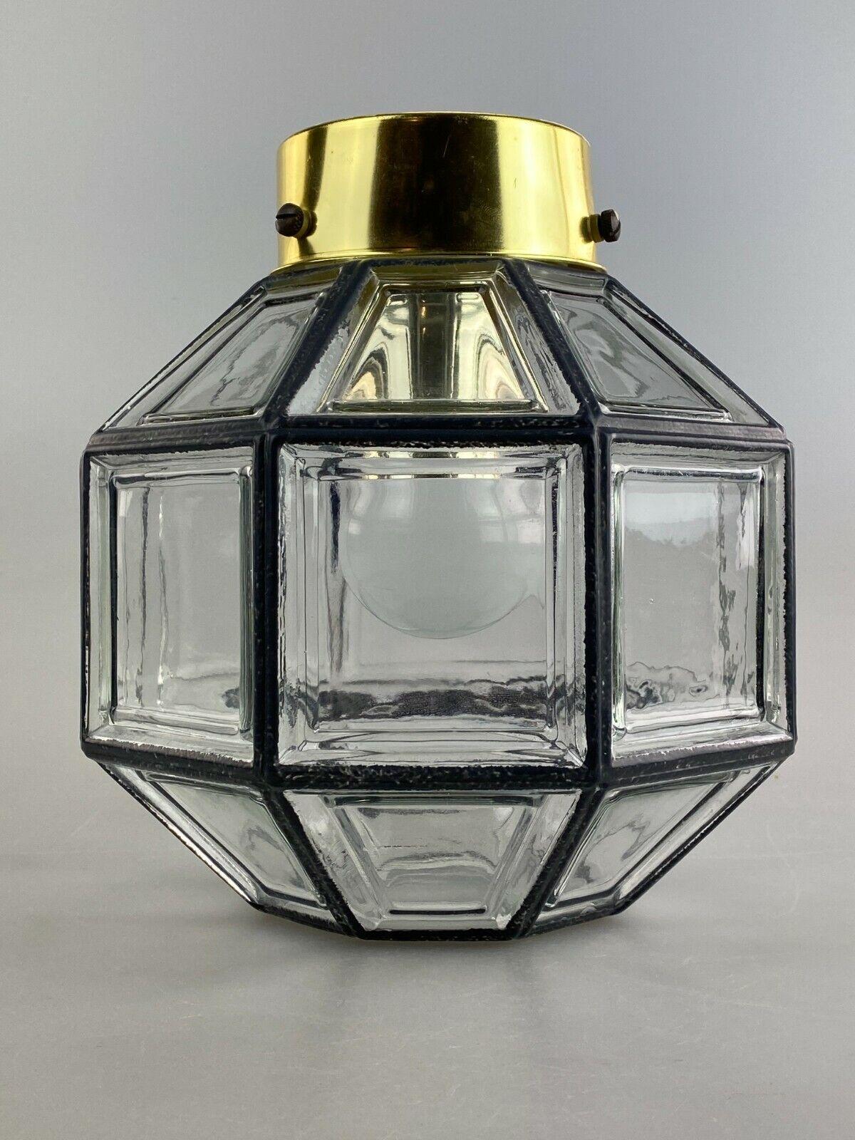 60s 70s Lamp Light Ceiling Lamp Limburg Glass Space Age Design  For Sale 2