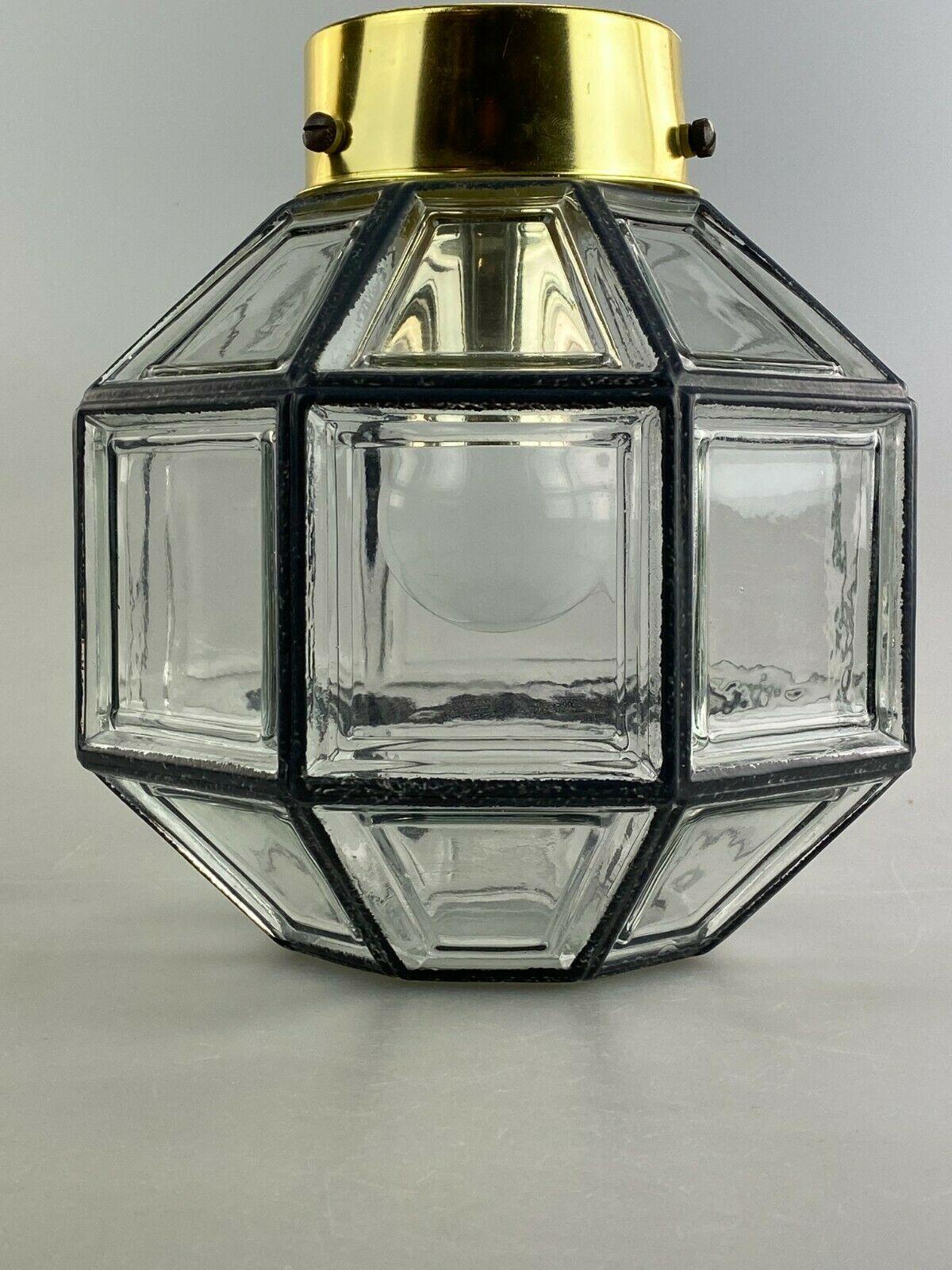 60s 70s Lamp Light Ceiling Lamp Limburg Glass Space Age Design  For Sale 3