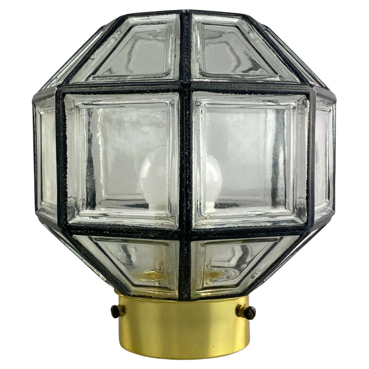 60s 70s Lamp Light Ceiling Lamp Limburg Glass Space Age Design  For Sale