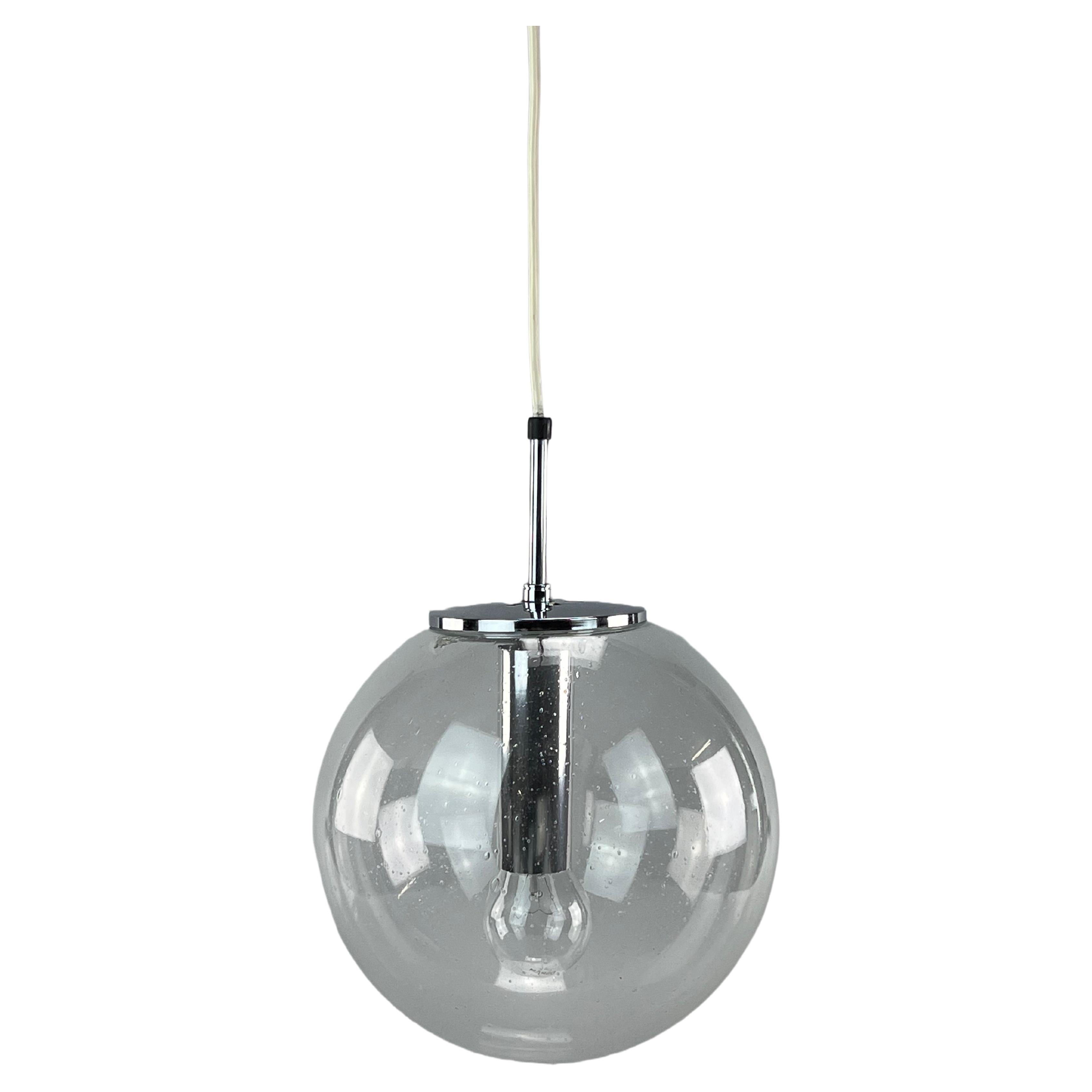 60s 70s Lamp Light Ceiling Lamp Limburg Glass Space Age Design For Sale