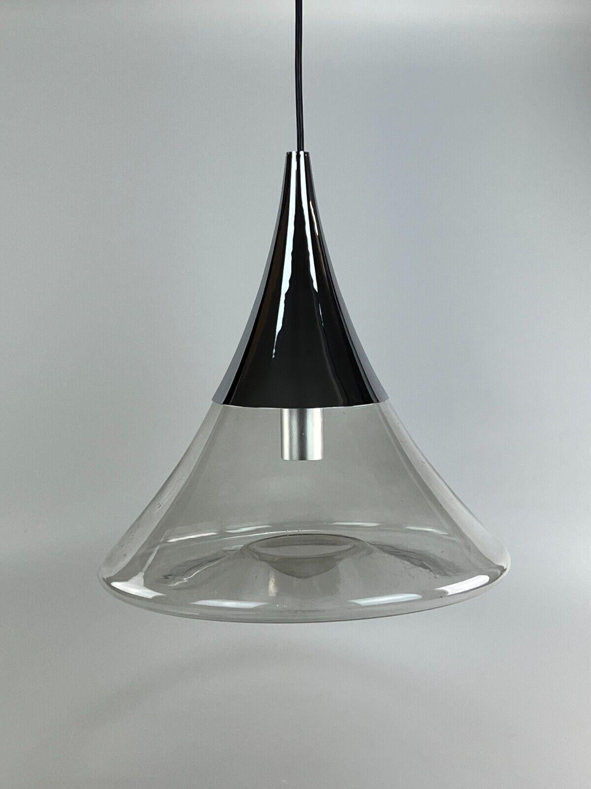Metal 60s 70s Lamp Light Ceiling Lamp Pendant Lamp Limburg Glass Space Age Design For Sale