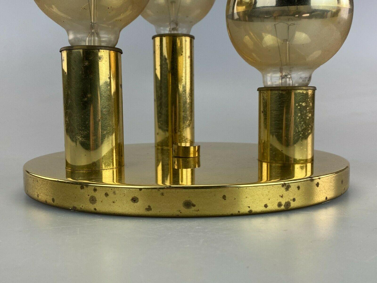 Late 20th Century 60s 70s Lamp Light Ceiling Lamp Schmitz Lamps Design Brass 60s For Sale