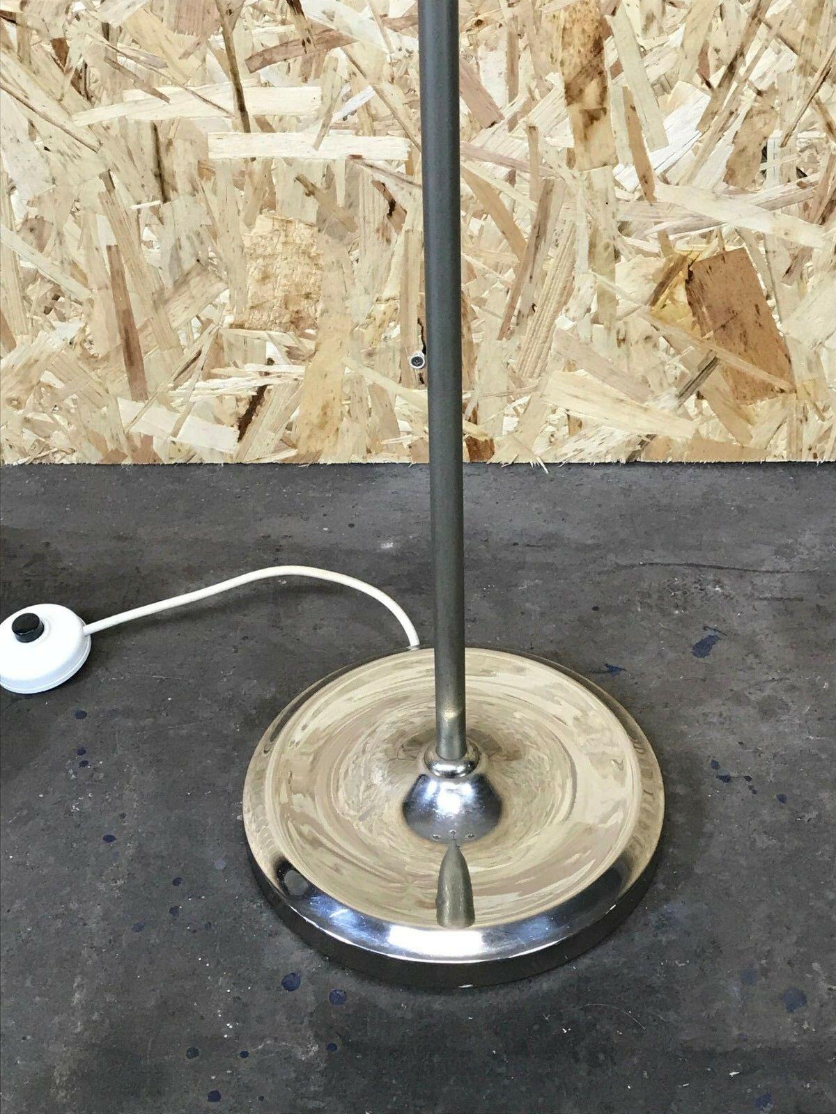Late 20th Century 60s 70s Lamp Light Floor Lamp Metal Glass Space Age Design For Sale