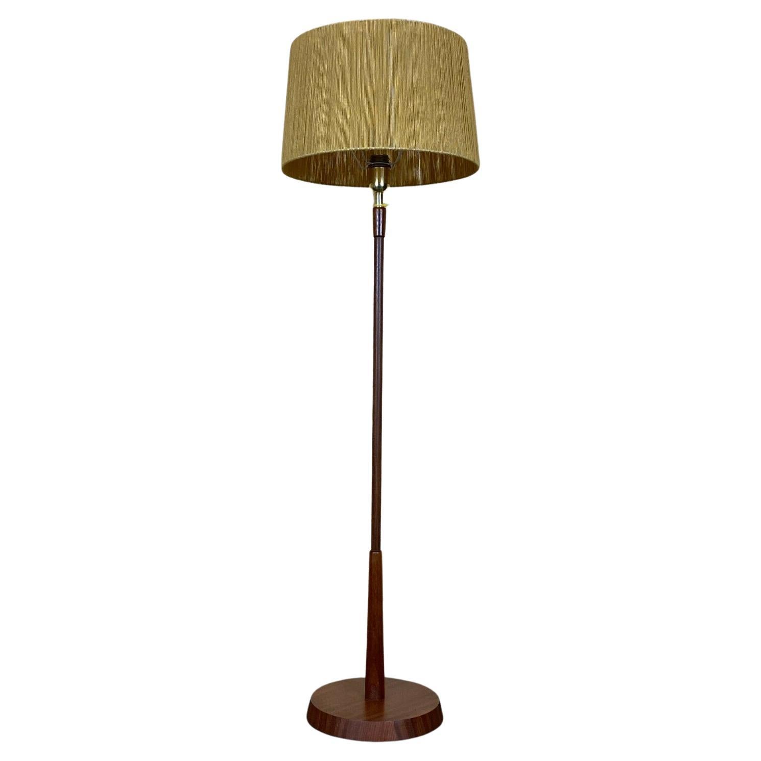 60s 70s Lamp Light Floor Lamp Temde Teak Space Age Design For Sale