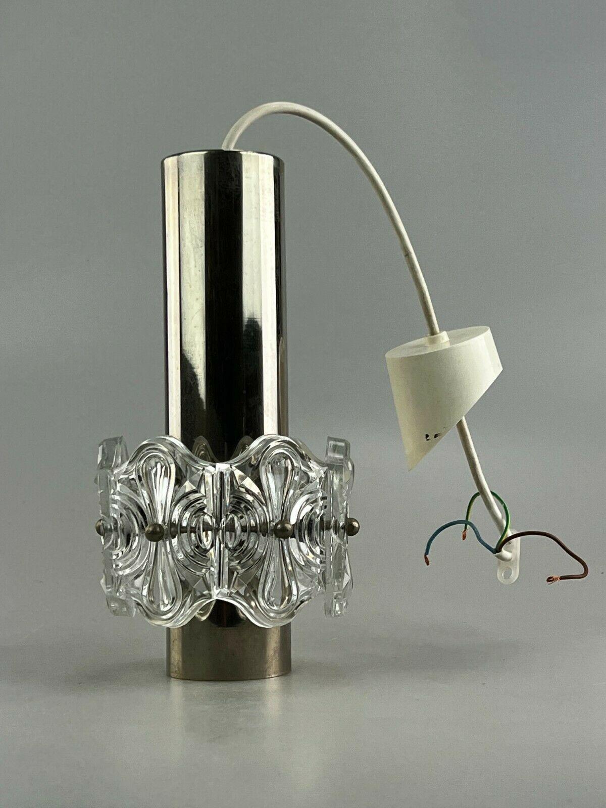 Plafonnier en verre, lampe suspendue, design ère spatiale, années 60 en vente 4