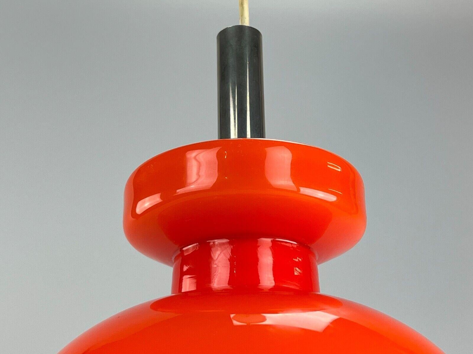 Fine XX secolo 60s 70s Lamp Light Hanging Lamp Ceiling Lamp Space Age Design Chrome Glass
